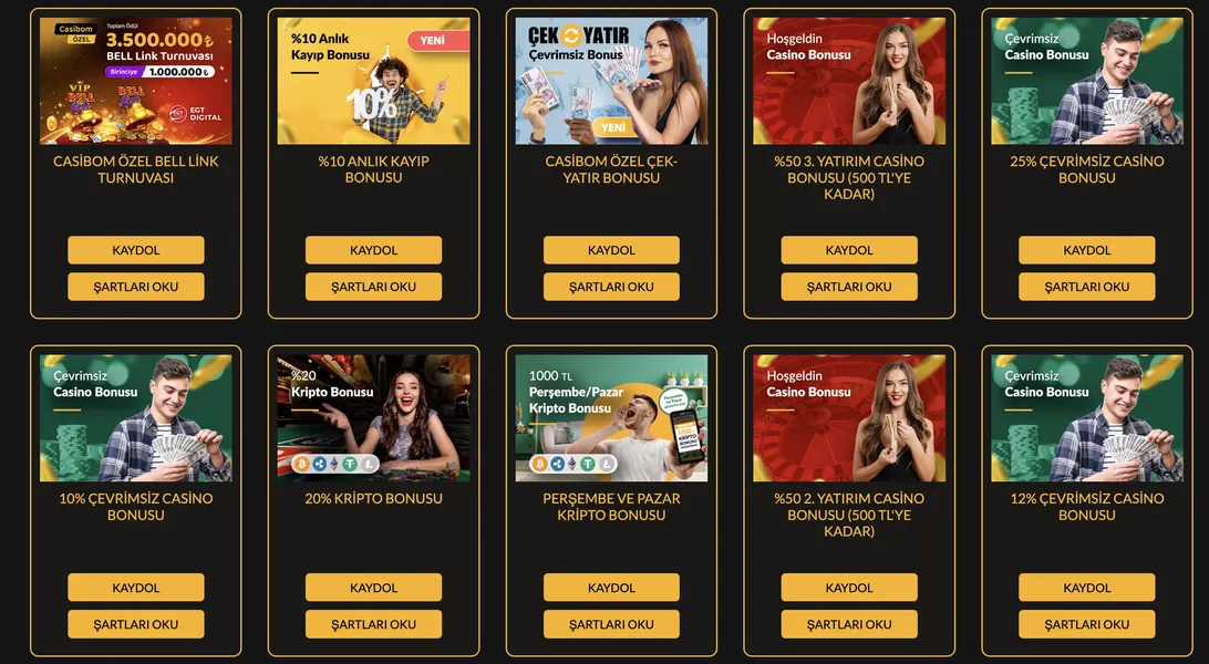 2000 TL'ye kadar ilk para yatırma bonusu detayları